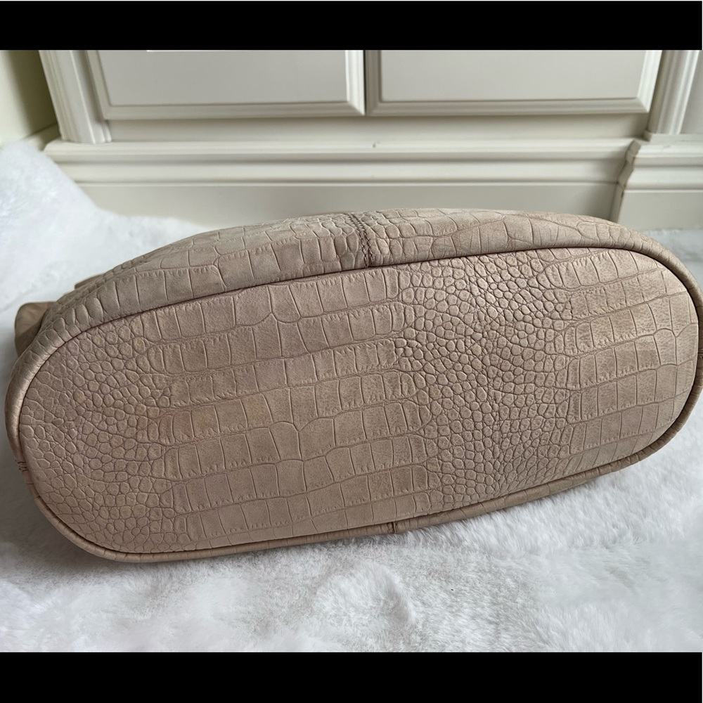 Authentic Givenchy Nightingale Croc Embossed Nubu… - image 6